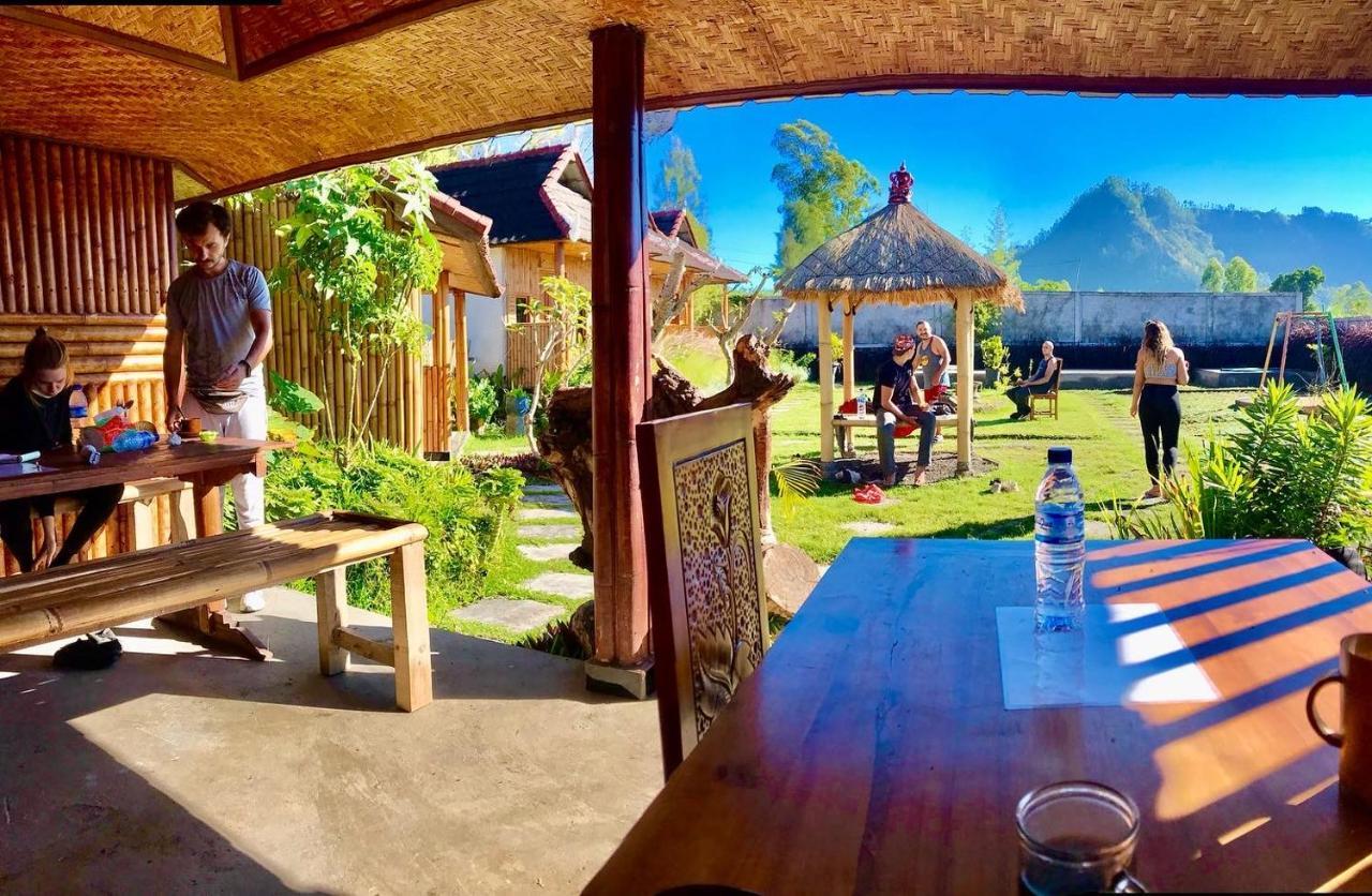 D'Yoga Bamboo House Hotell Kintamani Exteriör bild