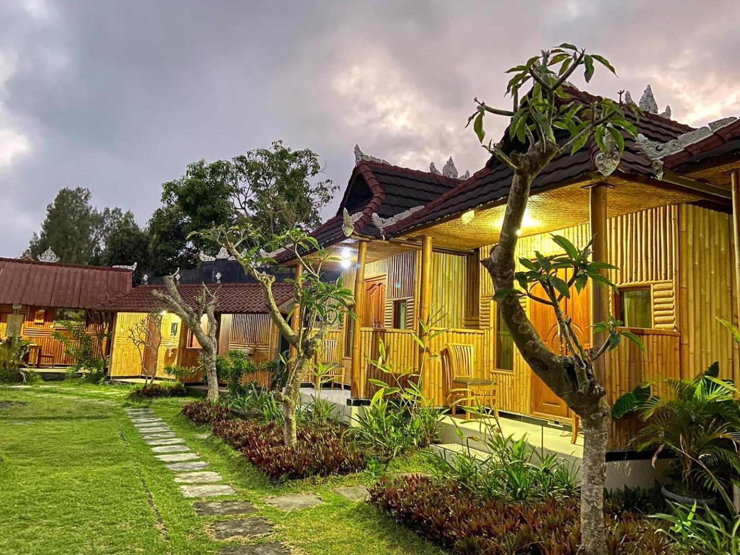 D'Yoga Bamboo House Hotell Kintamani Exteriör bild