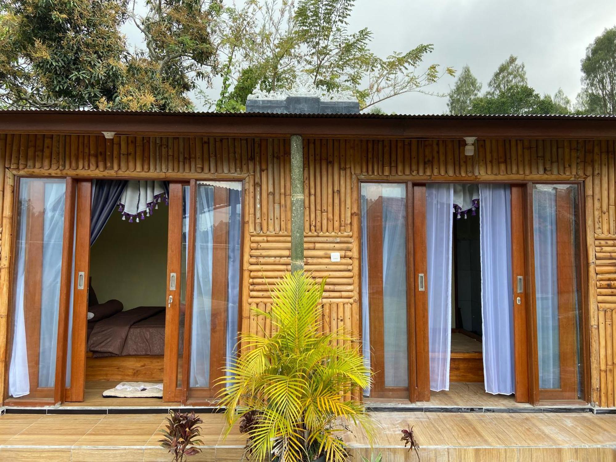D'Yoga Bamboo House Hotell Kintamani Exteriör bild
