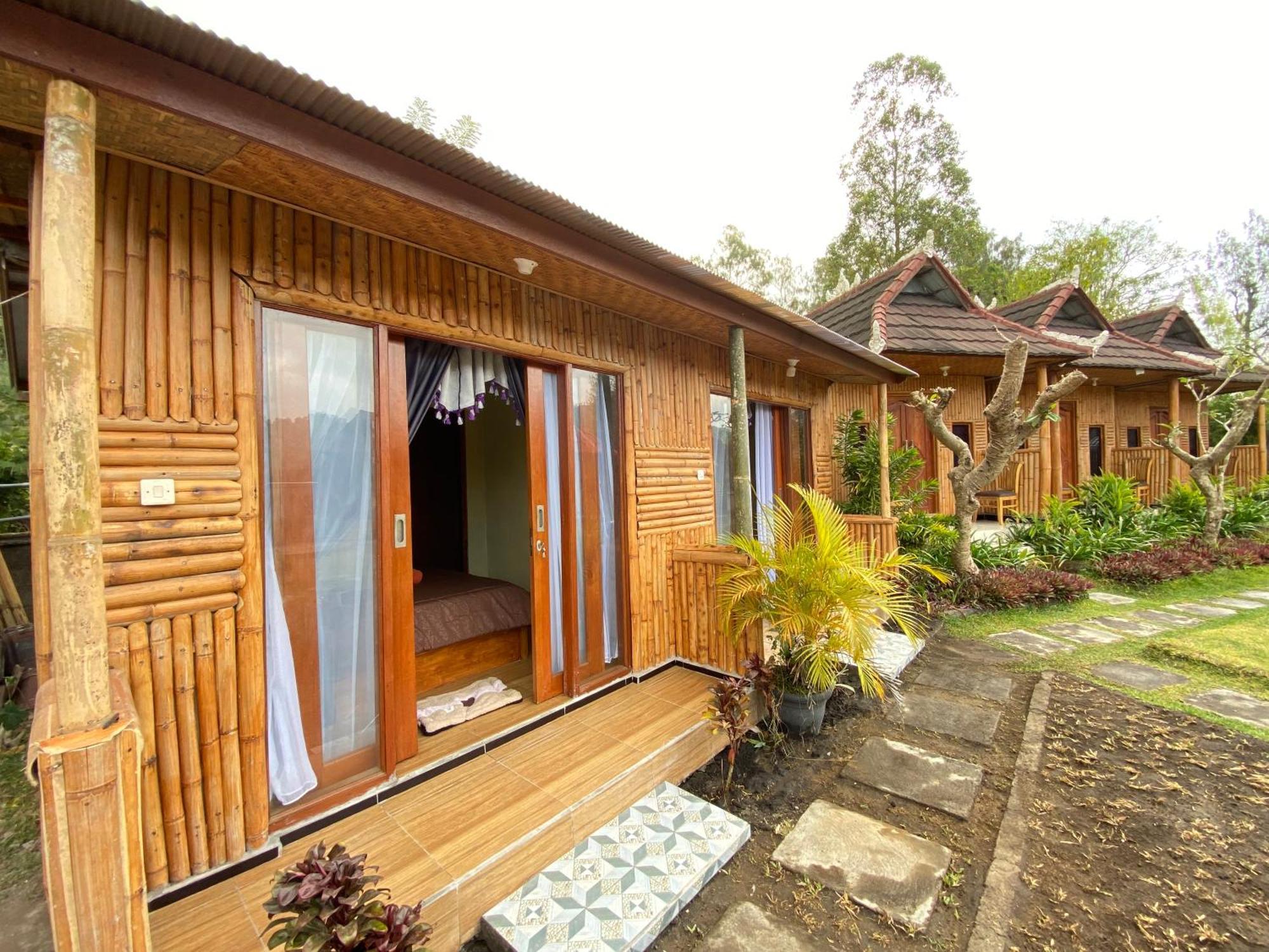 D'Yoga Bamboo House Hotell Kintamani Exteriör bild