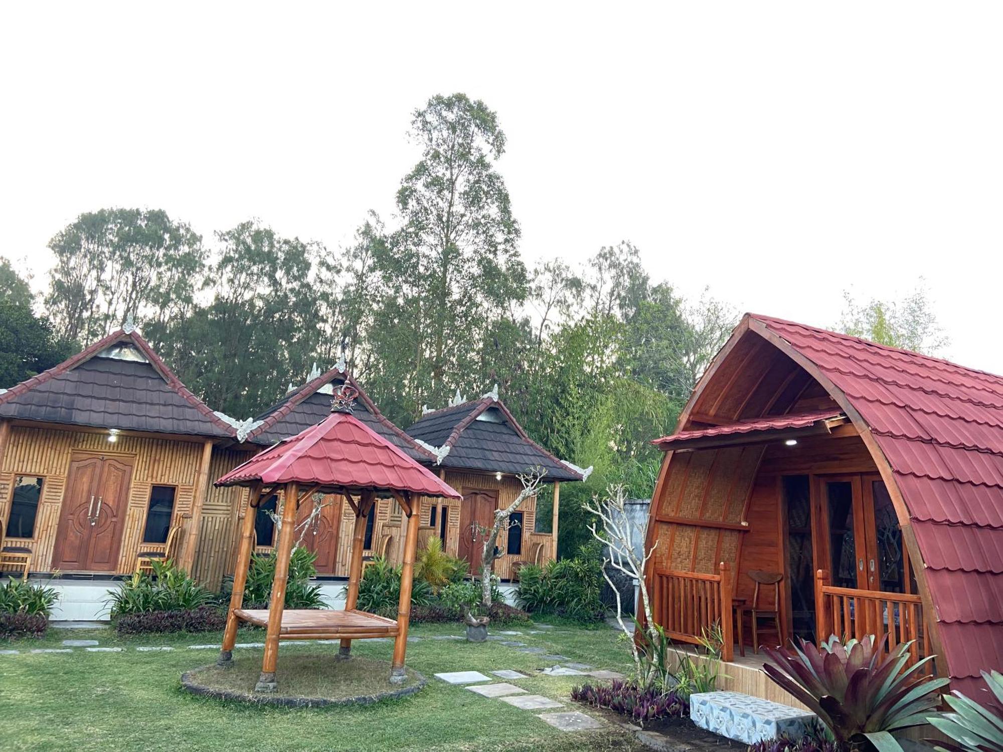D'Yoga Bamboo House Hotell Kintamani Exteriör bild